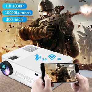 Proyectores YERSIDA Proyector G6 Proyectores nativos 1080P FULL HD para teléfono móvil 5G Bluetooth 10000 lúmenes Soporte 4K Movie Cinema Beamer Q231128