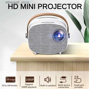 Projecteurs YG230 Mini projecteur vidéo Portable Wifi 640*480 pixels Full HD 1080P Support 100 ''affichage Home cinéma vidéo projecteur Q231128