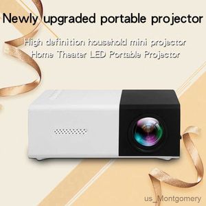 Projectoren YG300 Mobiele telefoon Mini Portable HD Projector Compatibel met USB HDMI Power-Up Treasure Christmas Gifts Nieuwjaarsgeschenken