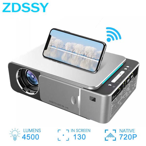 Proyectores ZDSSY P20 LED Proyector de video de haz portátil para cine en casa 720P 2600 Android 71 HDMI USB AV VGA Educación R230306