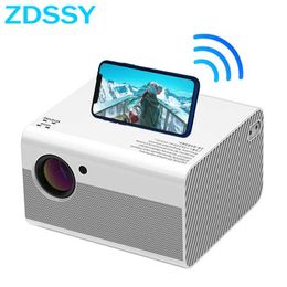 Projectoren ZdSsy T10 Mini LED -projector 1920 1080p Android Keystone Correctie Full HD Video Beamer voor Home Cinema Theatre Pico Film Play T221216