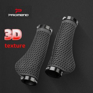 Promend GR502E Fiets Grips MTB Road Rubber Stuur Covers 3D Schokabsorptie Antislid Girps Fietsonderdelen 240318