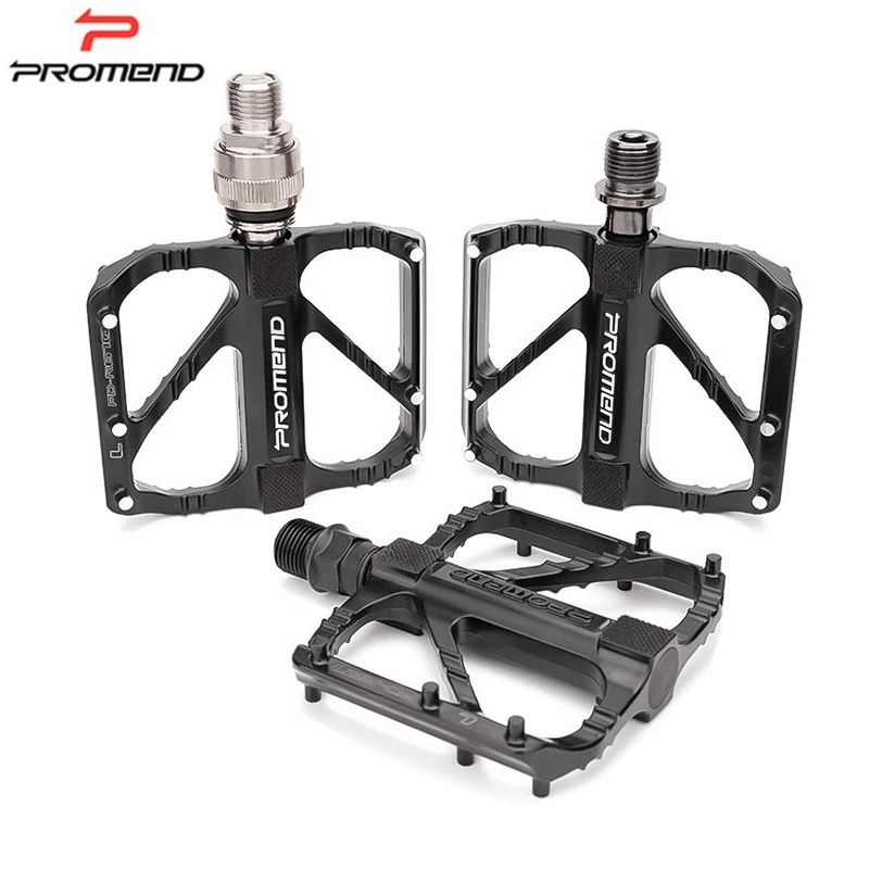 PROMEND Ultralight Bicycle Pedal Anti-Slip Quick Release Pedal Flat MTB 3 Lager Pedal för Mountain MTB Bicycle Accessories