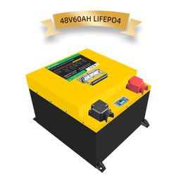 Bevorder de verkoop van 48V 60ah LiFePO4-batterijpakket en BMS lithium-ijzer energieopslag power golfkar batterij RV Campervan off-road