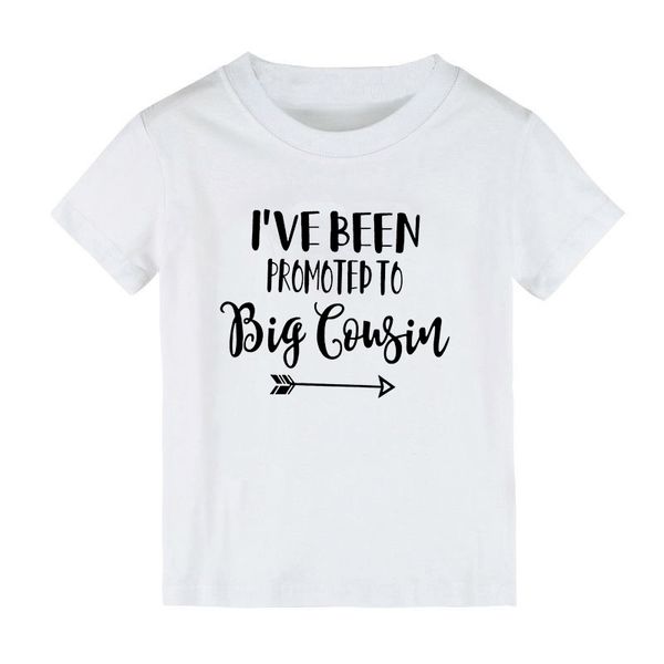 Promu à Big Cousin Boys Girls Courte à manches courtes Tshirt Summer Bandle Brothers and Sisters Annonce Shirts Children Vêtements