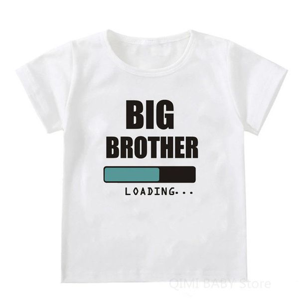Promu à Big Cousin Kids Tshirt Boys Tops Summer Summer Sleeve Toddler Boy Shirt Children Children Clothing Clothing Girls T-shirt