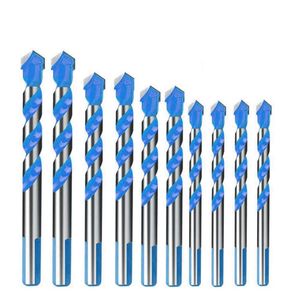 Promotie 10Pcs Tungsten Carbide Steenboor Set Voor Metaal Staal Porselein Keramische Tegel Beton Baksteen Plastic Hout 6 8299n