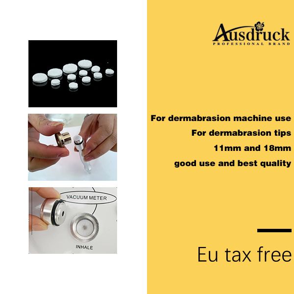 Promotion 11 mm 1000PC dans un seul paquet DIAMOND DERMABRASION PEELING Filtres en coton microdermabrasion pièces de machine de beauté mélangées 11mm et 18mm