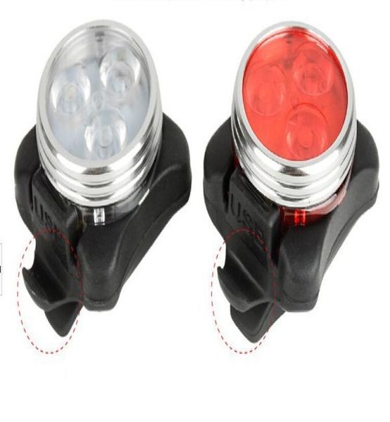 Promotion 4 modes imperméable Clione Bicycle Light Light USB Charge de charge 2 couleurs en option le plus bas 3063447