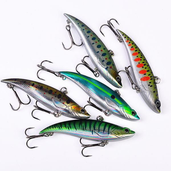 Promoción 5 colores 9 cm 19,5g lápiz sumergido VIB señuelo de pesca cebo duro Minnow Crankbait realista Swimbait cebos de pesca de lubina