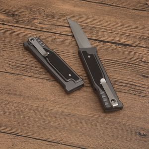 Promotion A0416 High End Edc Pocket Knife D2 Stone Wash Tanto Point Blade CNC AVIATION Aluminium Gandoue Nouveaux couteaux de conception