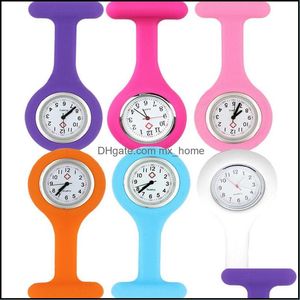 Promotion Cadeaux De Noël Colorf Infirmière Broche Fob Tunique Montre De Poche Sile Er Montres Party Favor Drop Delivery 2021 Accessoires Pour Enfants Ba