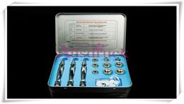 Promotie Diamond Microdermabrasie Dermabrasie RVS 9 Tips 3 Wands katoenen filter5013595