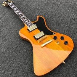 Guitare électrique de Promotion avec corps en acajou ambre clair, touche en palissandre, fabriquée dans la célèbre ville de guitare chinoise, en stock