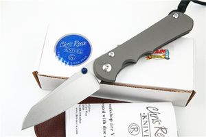 Promotie vouwmes S35VN Stone Wash Bird's Beak Blade TC4 Titaniumlegering Handvat EDC Zakmessen met originele detailhandel