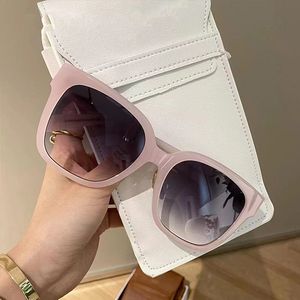 Nouveau Vintage lunettes de soleil carrées mode surdimensionné dégradé nuances Ins marque à la mode Designer UV400 lunettes de protection 7 couleurs 20 pièces