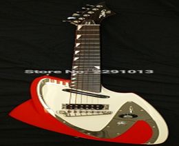 Promotion J Backlund Design JBD 100 Metallic Red Electric Guitar Mirror Pickguard Locking Tiners Wrap Tail Piece2580927