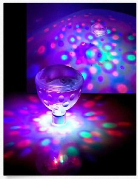 Promotion LED piscine Disco lumières spectacle coloré étang SPA baignoire fête lampe Bulb5669381