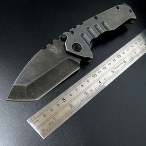 ¡Promoción! Cuchillo plegable de MDF-3, mango de acero lavado a la piedra, hoja 440, cuchillo de caza plegable para acampar al aire libre + cuchillo de hoja grande, envío gratis