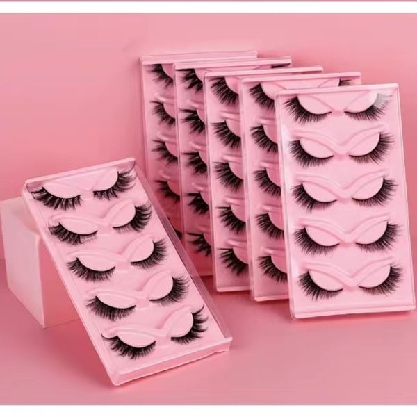 Pares de promoción/set pestañas postizas con brillo de perlas ojos brillantes ojos maquillaje maquillaje natural grueso rizado de perlas extensión de extensión cosplay