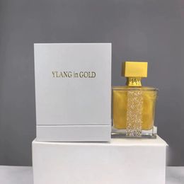 Promoción Premierlash Perfume Ylang In Gold 100ml Extrait Eau de Parfum Paris Fragance Hombre Mujer Colonia Colonia Spray Longing Brand Perfumes de alta calidad 2024