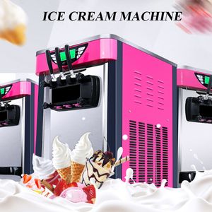 Fabricants de crème glacée molle d'acier inoxydable de machine de crème glacée des prix de promotion avec le système d'exploitation anglais