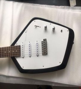 Promotie Vox 6 Strings Mark v Trutrop Black Solid Body Electric Guitar 3 Single spoel Pickups Tremolo staartstuk Vintage White 2477643