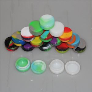 Promotionele 3ML ronde vorm anti-aanbak silcone container potten schar siliconen wax container 3 ml olie cartomizer