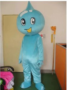 Costume de mascotte de garçon bleu promotionnel, costumes faits à la main, tenues de fête, vêtements de Promotion publicitaire, carnaval