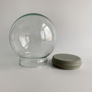 Promotionele geschenk 45/65/80100/120 mm diameter diy lege glazen sneeuw globe groothandel 201125