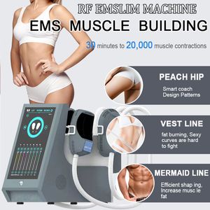 Promotionnel HIEMT Body Shaping RF Emslim Muscle Stimulator Élimination de la cellulite Bâtiment Muscle Machine Anti-cellulite Équipement de combustion des graisses