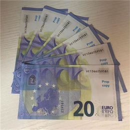 Prop Euro 20 Articles de fête faux argent Film billets d'argent jouer Collection et cadeaux décoration de la maison jeton de jeu faux billet euros3WFALQ4MX