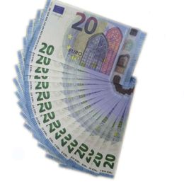 Prop Euro 20 Articles de fête faux argent film billets d'argent jouer Collection et cadeaux décoration de la maison jeu jeton faux billet euros379349561WMZYSOP