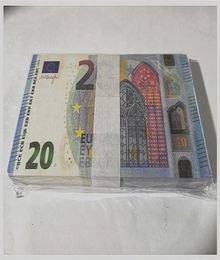 Prop Euro 20 Party Supplies Fake Money Film Money Billets Play Play et Gifts Home Decoration Game Token Faux Billet Euros31728374