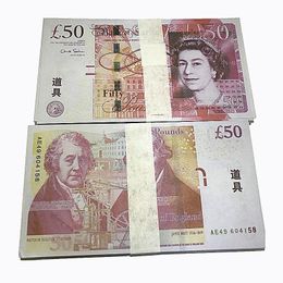 PROP Game Fake MONEY UK BANK Movies POUNDS Play 20 50 NOTES COPY 10 GBP Casino Po Booth181E Iigjg