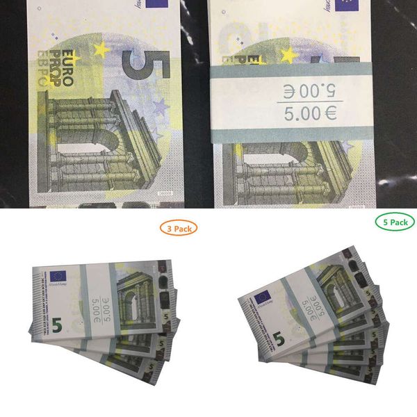 Prop money 10 50 100 billetes falsos Copia de dinero de película billete falso euro 20 colección de juegos y regalos58W1AFY8NN7T