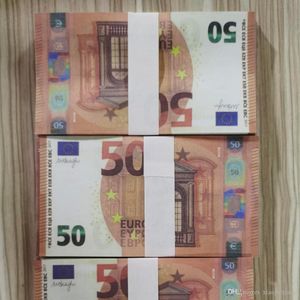 Prop Money 50 Us Banknote Réaliste Gros Enfants Jouer Euro Famille ou Jeu de papier Copie Jouet 100pcs / Pack PBIKV