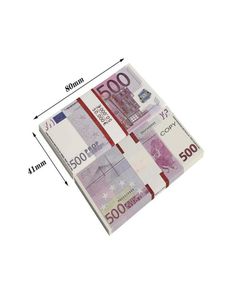 Prop Money Billet de 500 euros pour euros en ligne Faux argent de film 500 billets Copie complète Réaliste Faux billets de banque britanniques Paper7987835