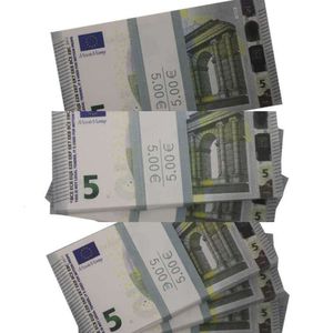 Prop argent copie jouet Euros fête réaliste faux billets de banque britanniques papier argent semblant Double face haute qualité1HI2VAZH