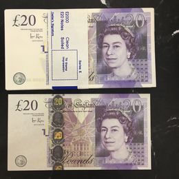 Prop Money Toys UK Pounds GBP British 10 20 50 Commémorative Fake Notes Toy for Kids Christmas Cadeaux ou Video Film2262QSKCGYDB