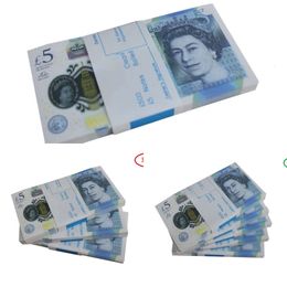 Prop Money UK Pounds GBP Bank Game 100 20 Remarques Authentic Film Edition Movies Play Fake Cash Casino Photo Booth PropS4AW8KOP1