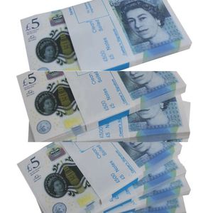 Prop Money Libras británicas GBP BANK Juego 100 20 NOTAS Edición de película auténtica Películas Jugar dinero falso Casino Po Booth Props277j4WO7X8SV