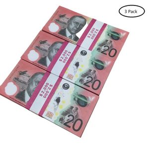 Prop Movie Money Prop Dollar australien 20 50 100 AUD Billets papier Copie Jeu Props254lKF9H