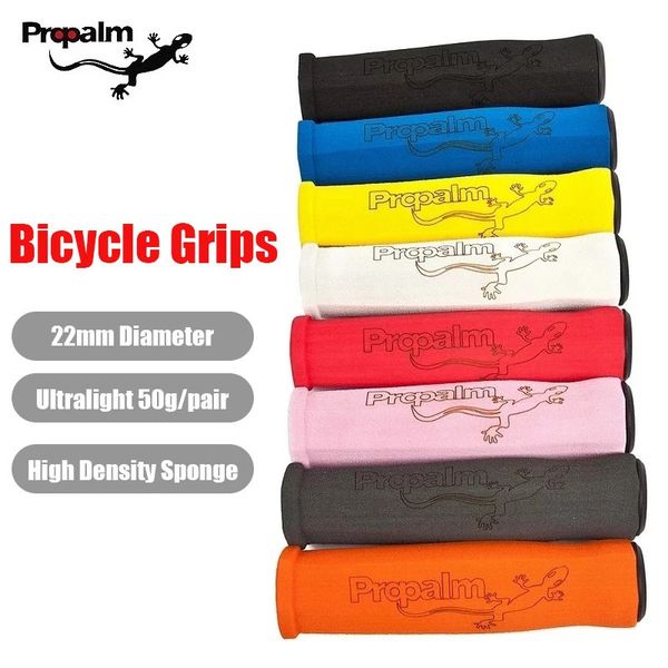 Propalm HYF001 Empuñaduras de bicicleta ultraligeras Esponja antideslizante suave Puños MTB Guantelete Manillar de bicicleta de montaña Manijas 240318