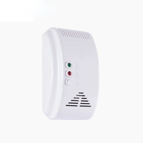 Sensor de butano de propano Alarma de detector de gas de 12 V GLP Natural Motor Inicio LED Alarma Flash Sensor de detección de sonido Sensor de detector de HomeGas para el hogar para el hogar
