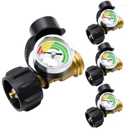 Adaptateur de jauge de réservoir de propane, lot de 4, indicateur de niveau, détecteur de fuite, connexion QCC1/Type 1