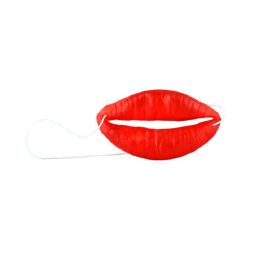 Accessoires blagues saucisse lèvres rouges épaisses grandes bouche halloween drôle d'horreur letex masque trick play widding fête accessoires