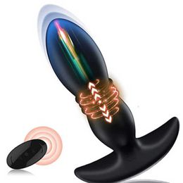 Plug anale prostatico per uomo donna masturbatore gay vibratore vibratore culo g stimolatore del punto