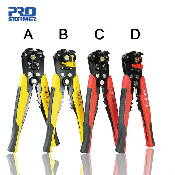 PROSTORMER 3 en 1 Pelacables Auto ajustable Cable automático Pelacables Alicates Alicates Crimper Terminal Cortador Herramienta manual Y200321