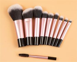 Portable Make-up Kwasten Set MiniCosmetic Brush Poeder Foundation Blush Bloeiende Wenkbrauw Oogschaduw Blending Brush Kit brushe Gratis Verzending